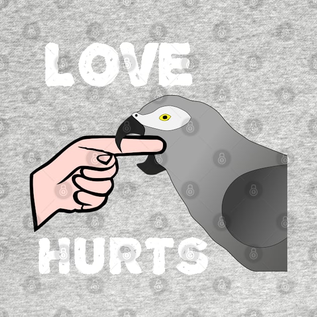 Love Hurts African Grey Parrot Biting by Einstein Parrot